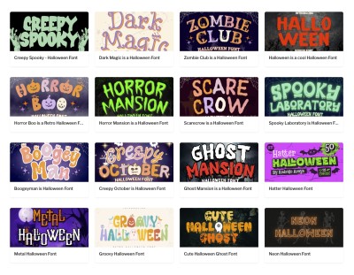 Add a Spooky Touch to Your Designs with Halloween-Themed Fonts