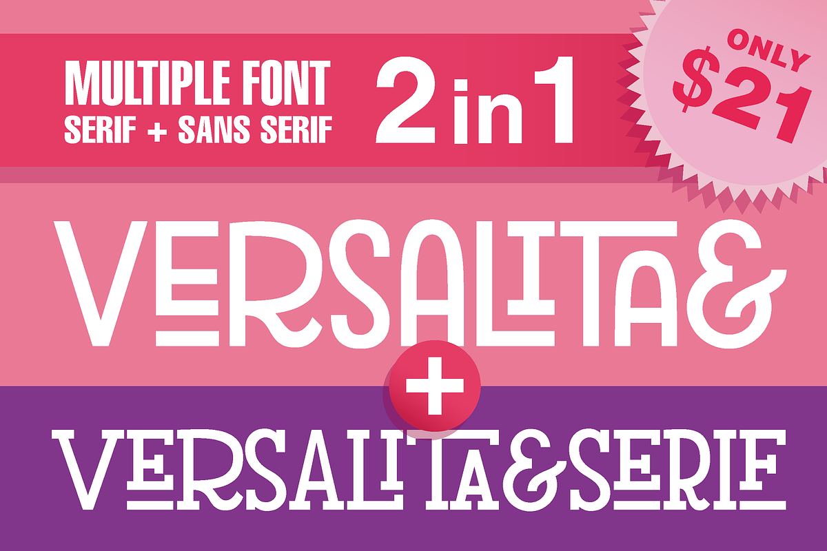 2in1 Versalita& + Versalita&Serif Free Download Free Download