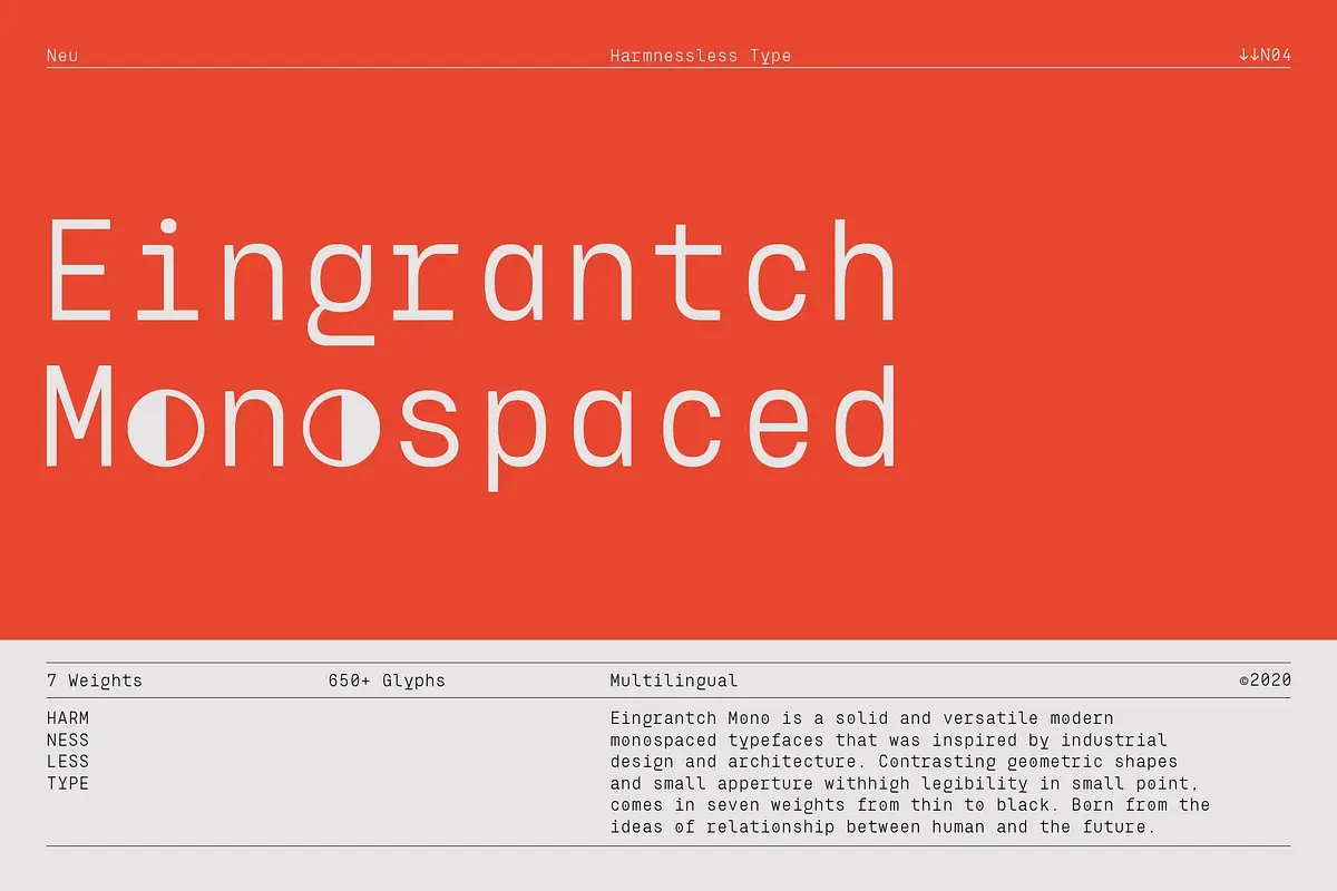 80% OFF Eingrantch Monospaced Free Download Free Download