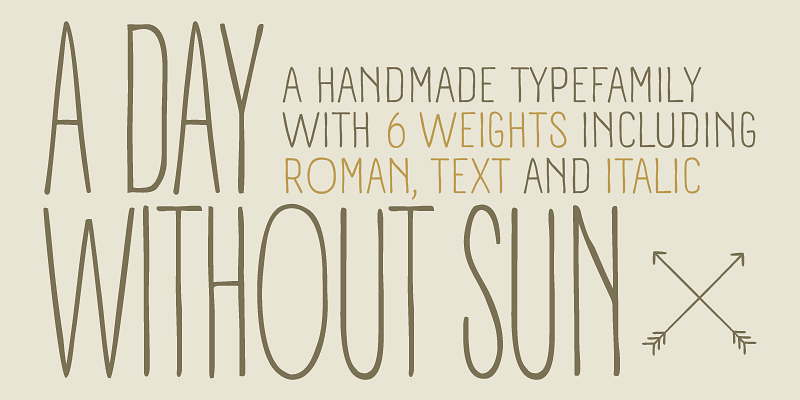 A Day Without Sun Font Free Download Free Download