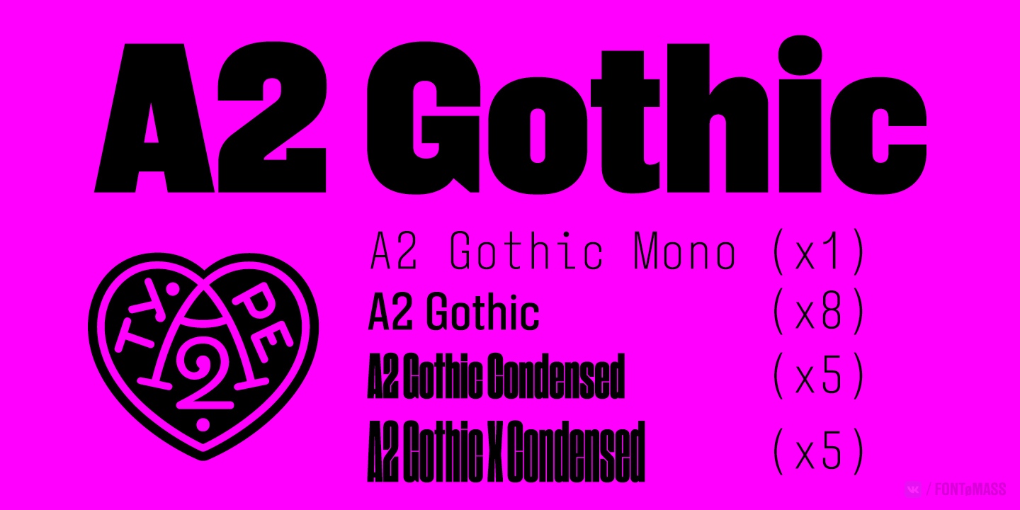 A2 Gothic Font Free Download