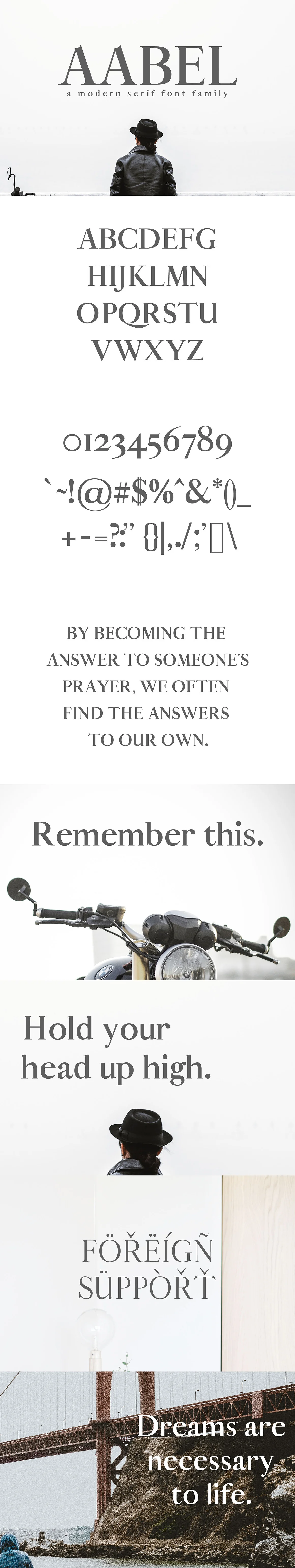 Aable A Modern Serif Font Family
