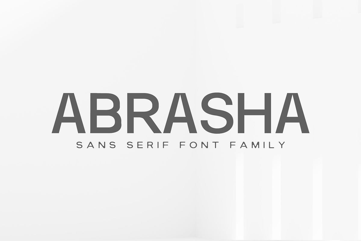 Abrasha Sans Serif Font Family Free Download Free Download