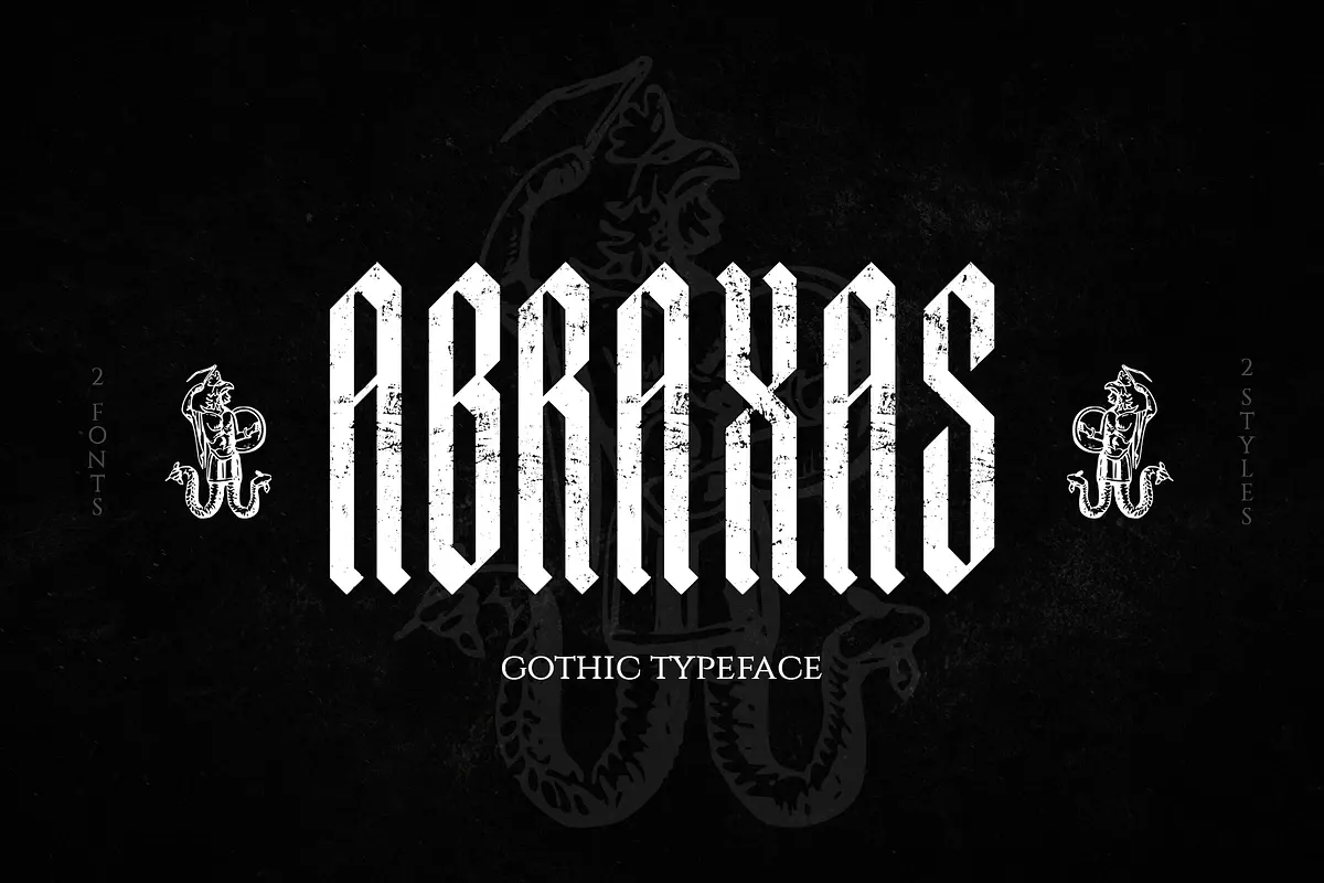 ABRAXAS | Gothic Typeface Free Download Free Download