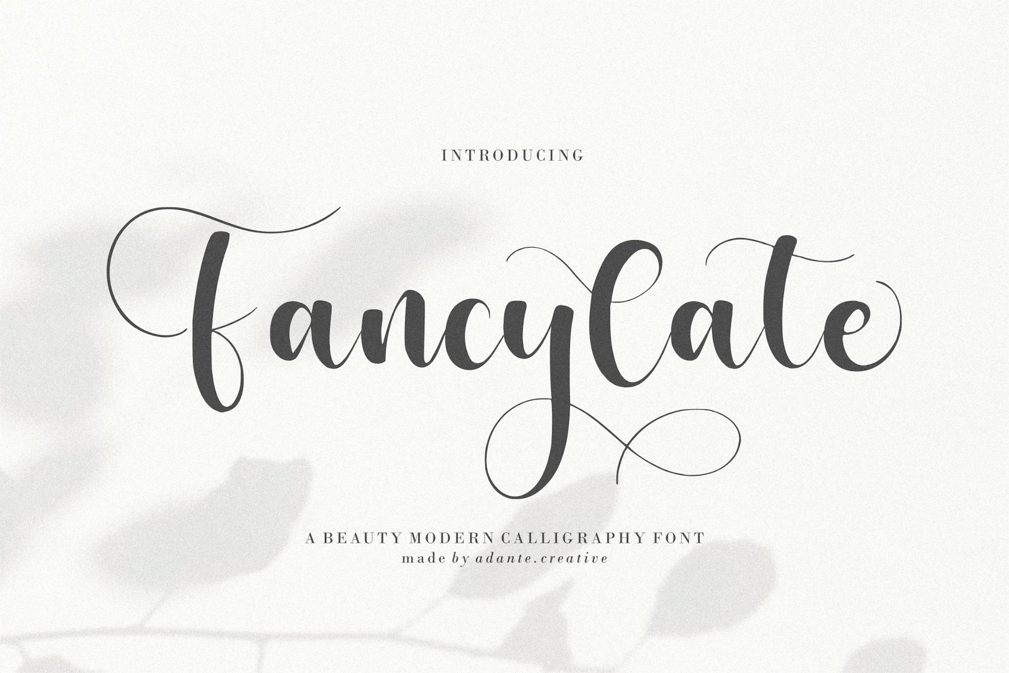 AC - Fancylate Font Free Download