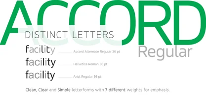Accord Font