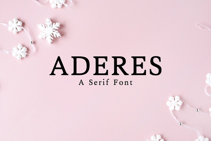 Aderes Serif 2 Font Family Pack Free Download