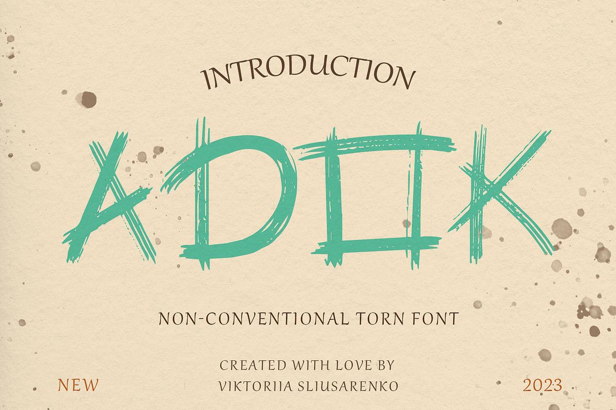 Adok decorative serif font Free Download Free Download