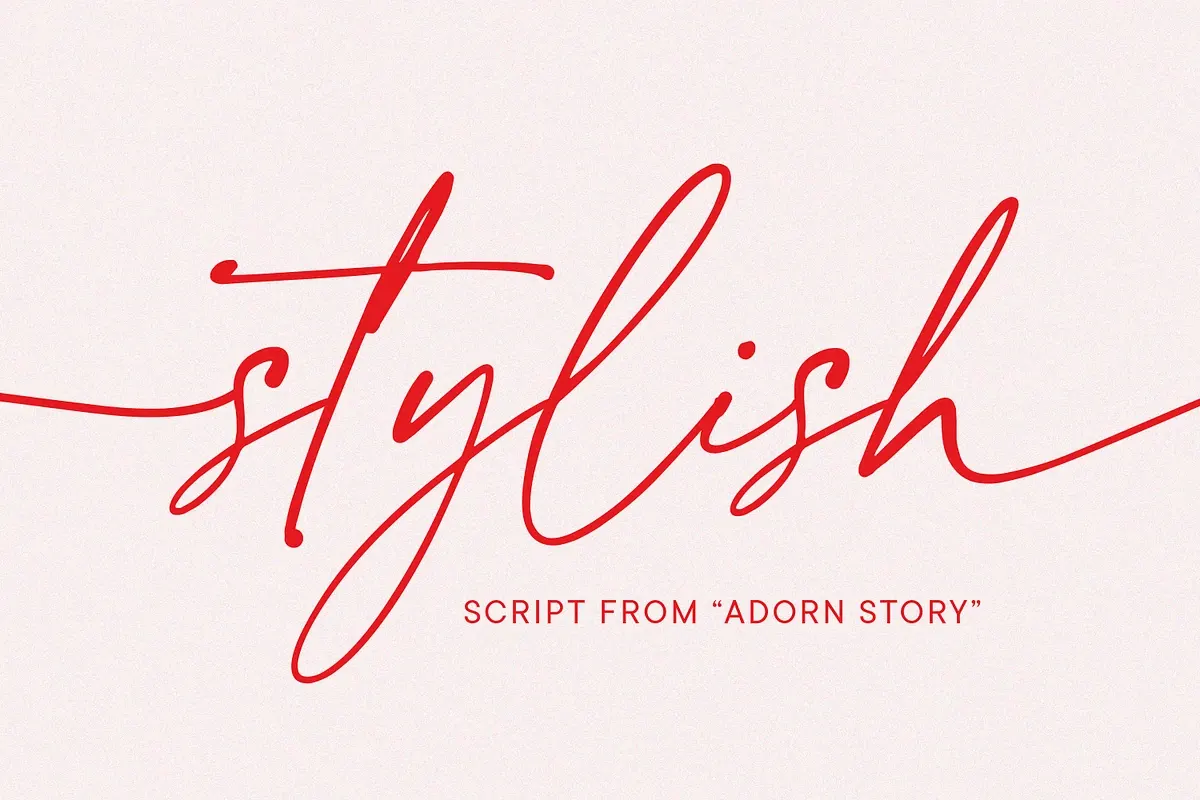 Adorn Story Script Font Free Download Free Download