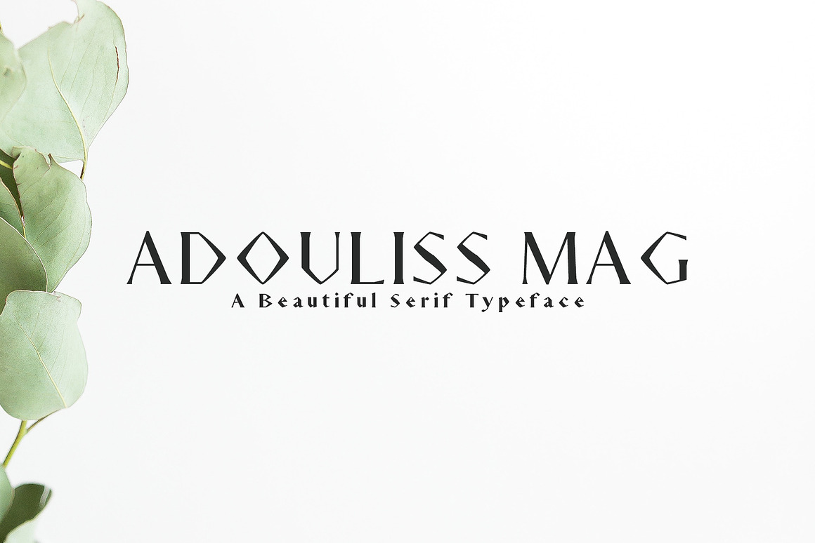 Adouliss Mag Serif 9 Font Family Free Download