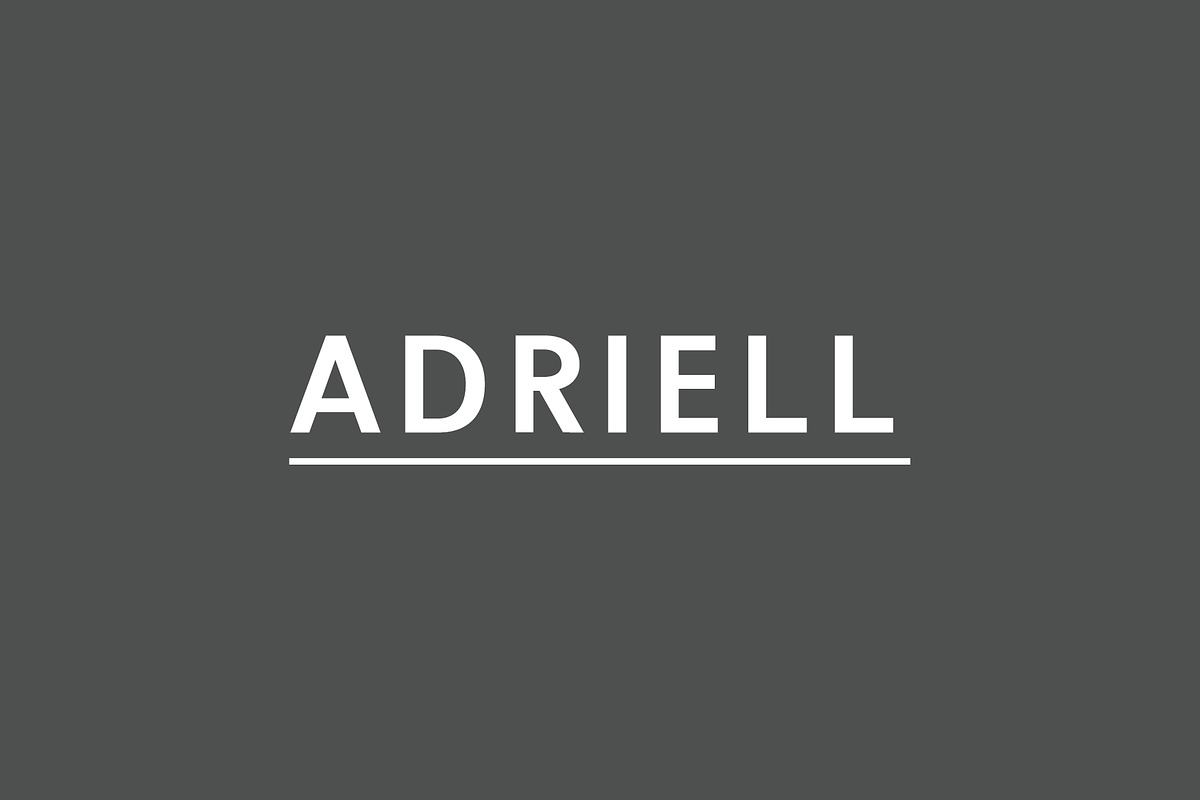 Adriell Sans Serif Fonts Family Free Download Free Download