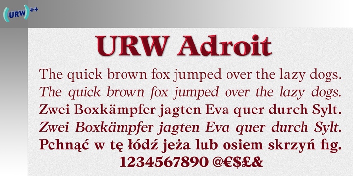 Adroit Font Free Download