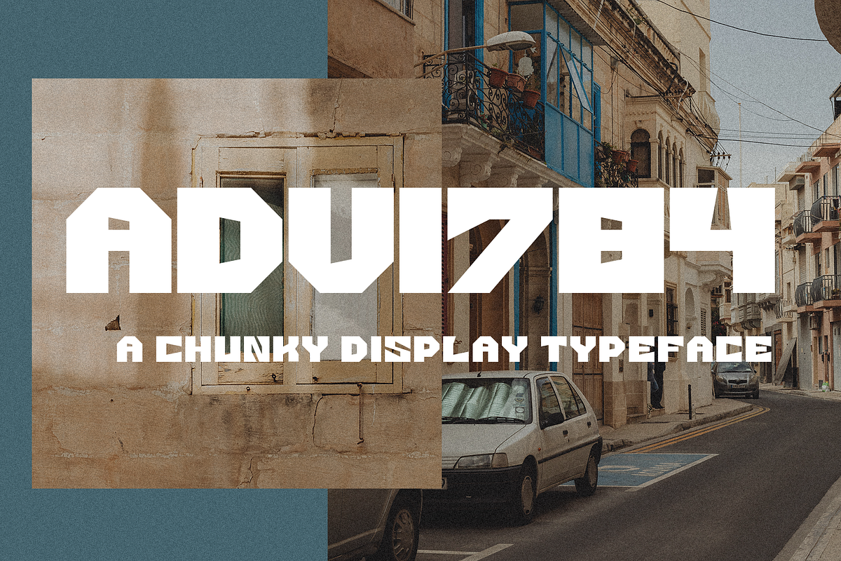 ADV1784 | Chunky san-serif display Free Download Free Download