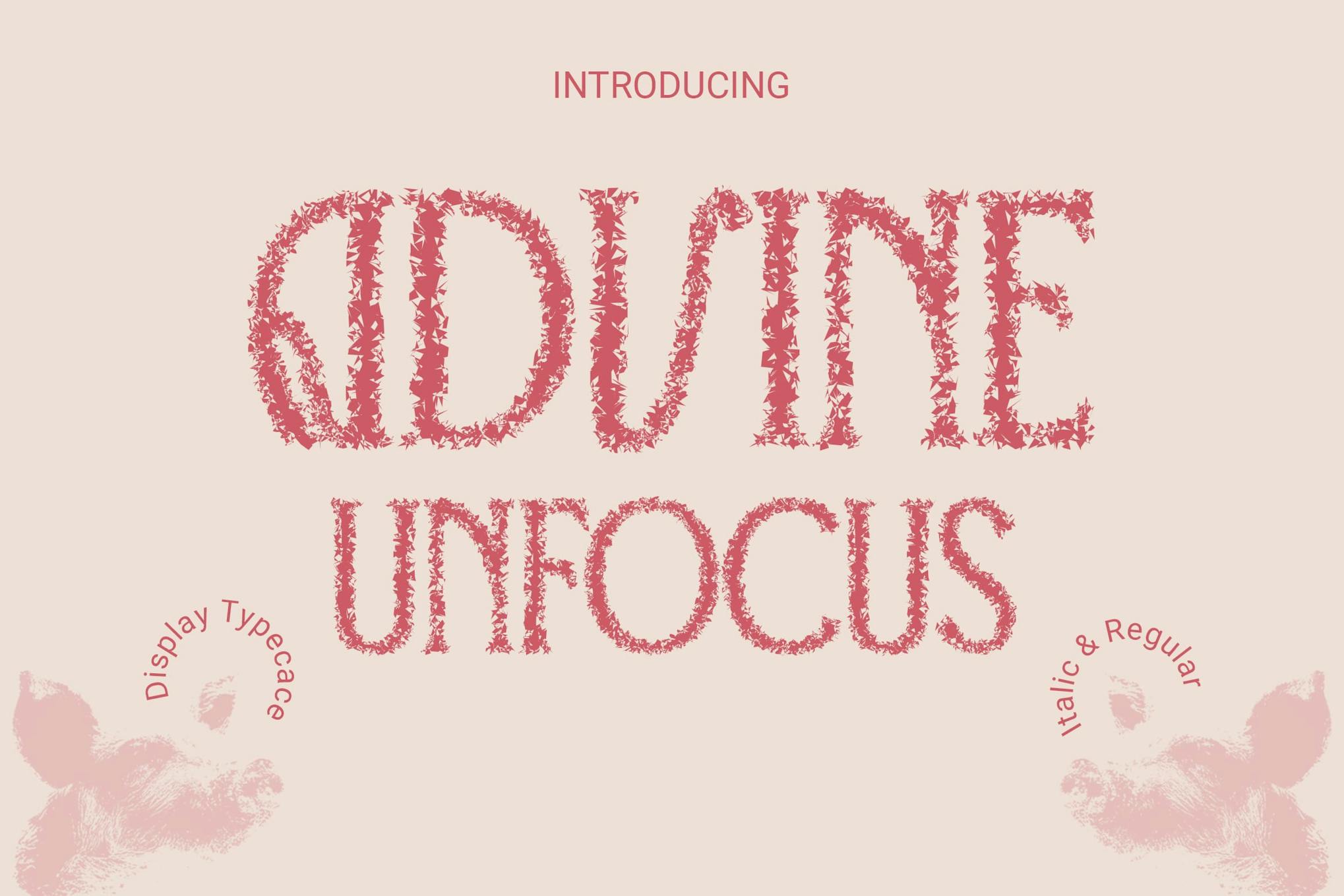 Advine Unfocus Font Free Download