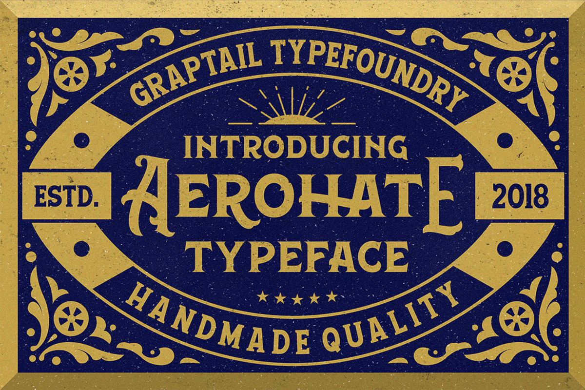 Aerohate Typeface + Extras Free Download Free Download