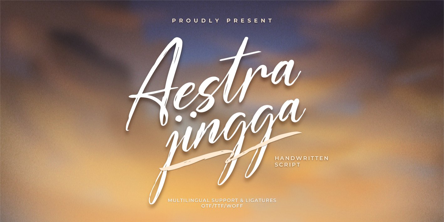 Aestra Jingga Font Free Download