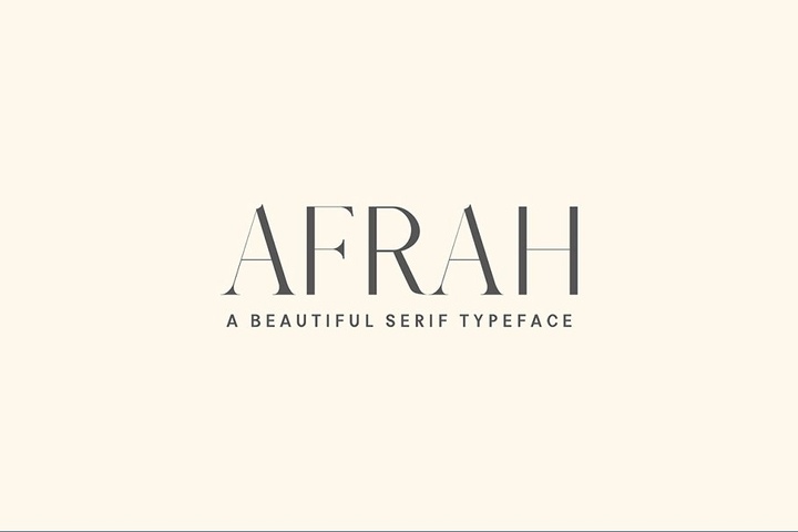 Afrah Serif Font Family Pack Free Download