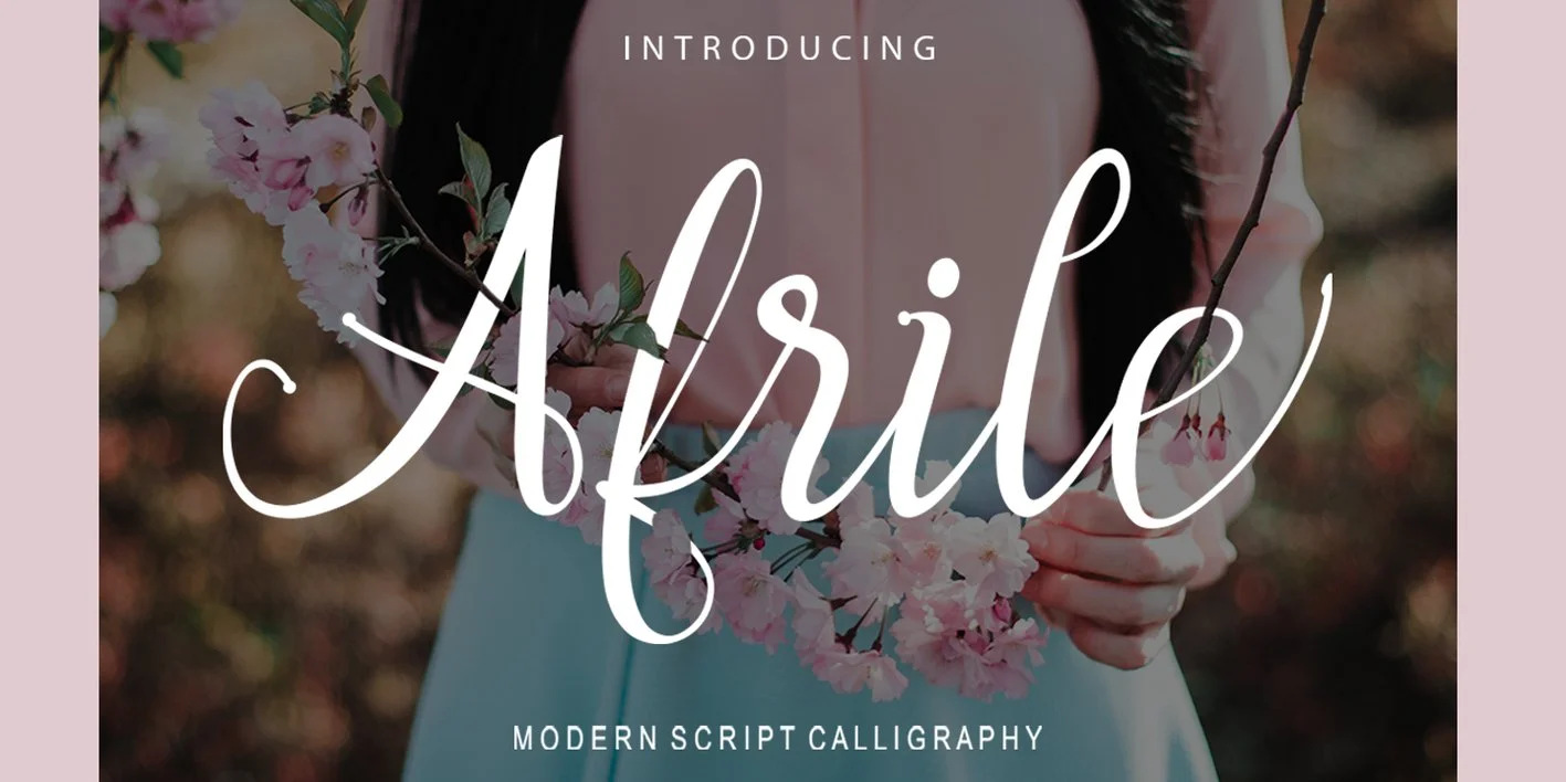 Afrile Script Font