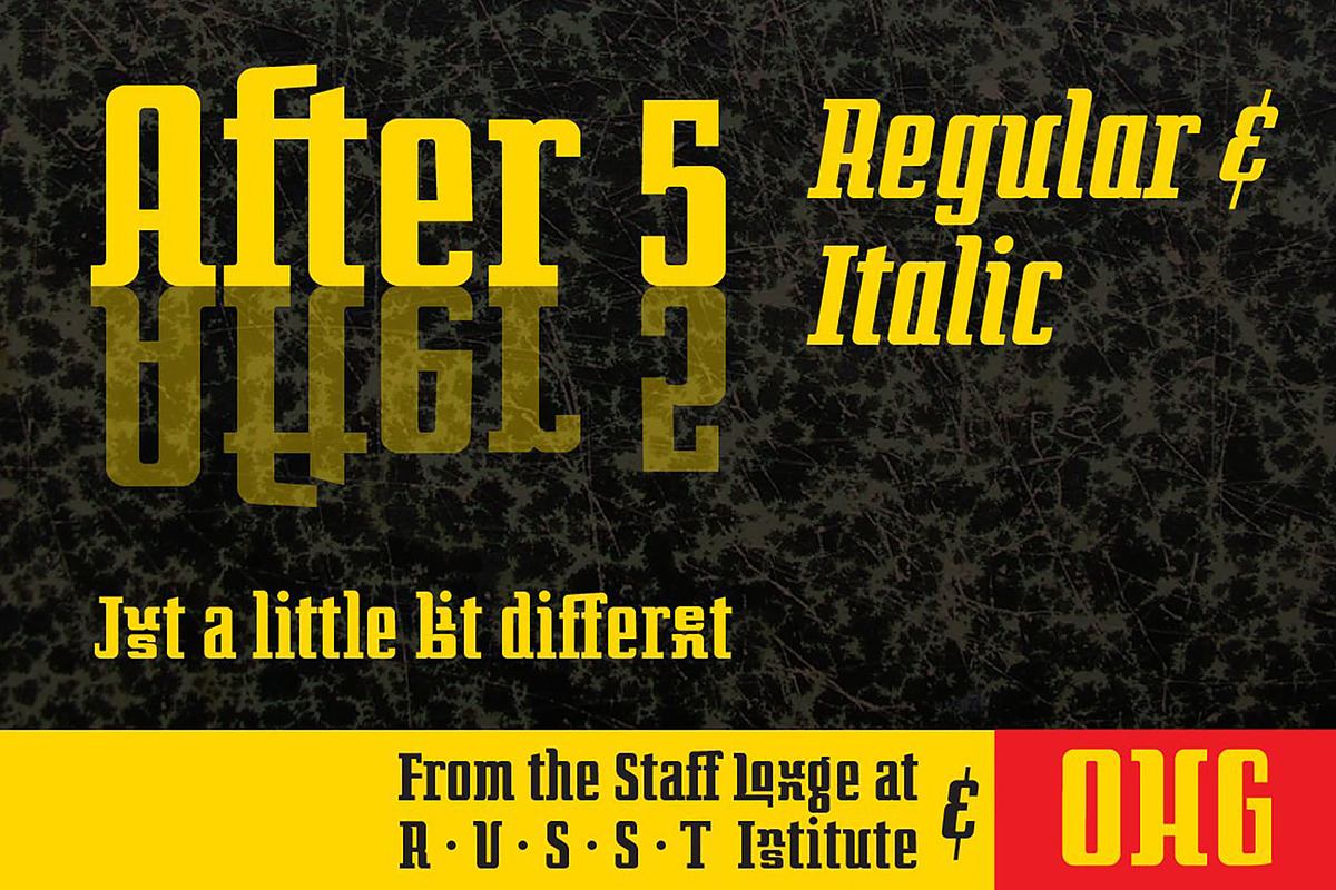 After5 Fonts Free Download Free Download