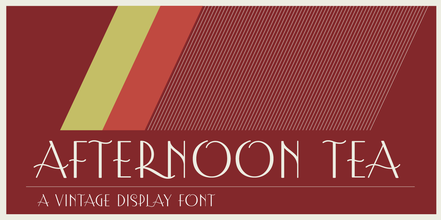 Afternoon Tea Font Free Download