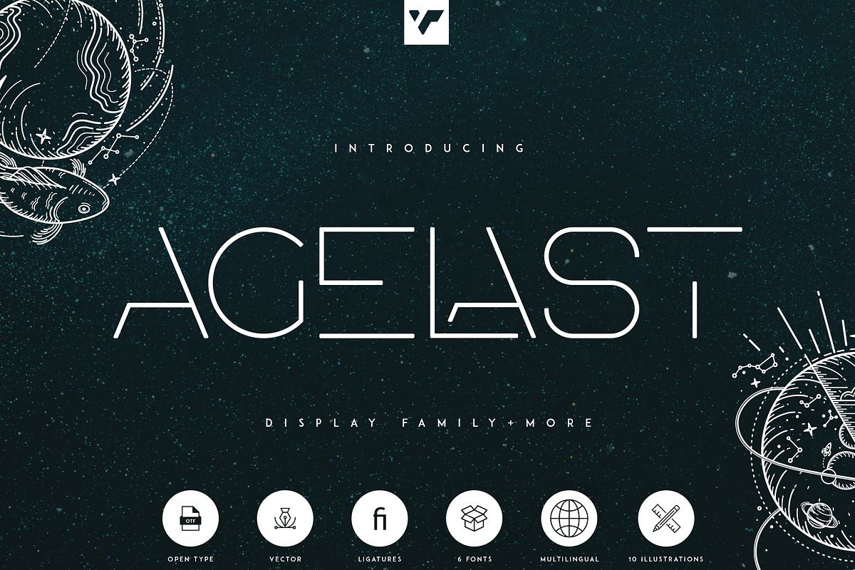 Agelast Display Family + 10 Graphics Free Download Free Download