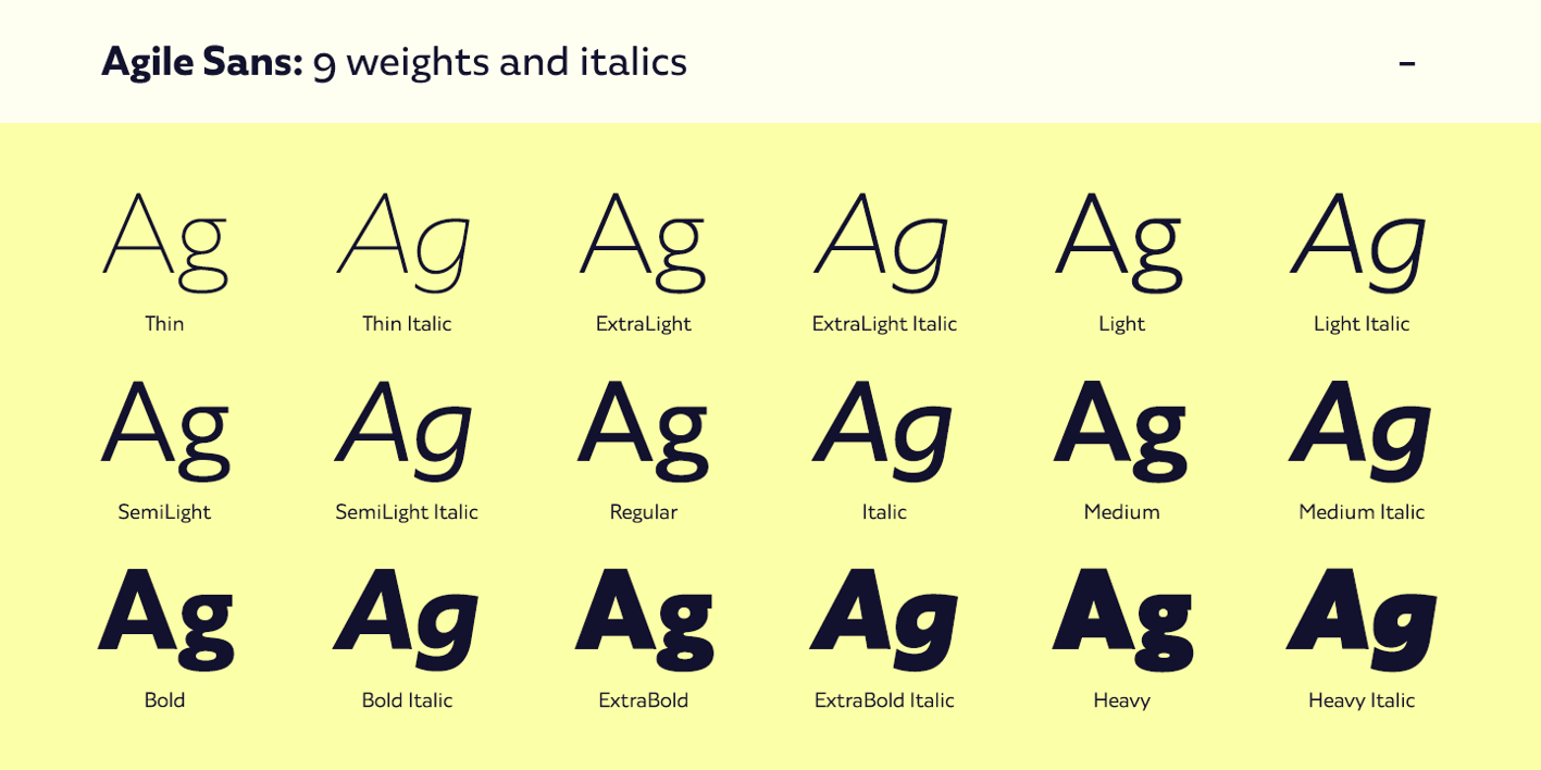 Agile Sans Font Free Download