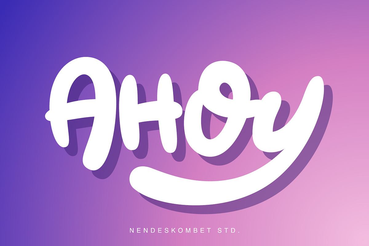 AHOY FONT Free Download Free Download