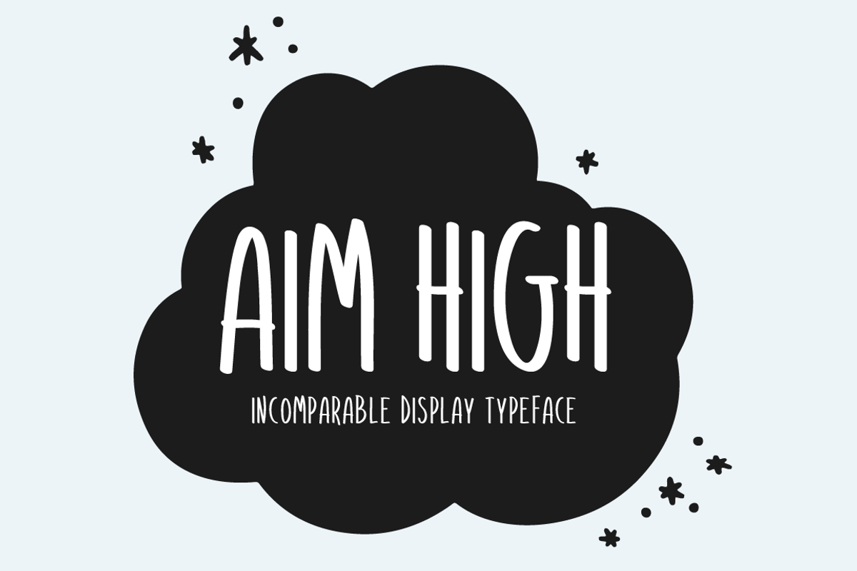 Aim High Typeface Free Download Free Download