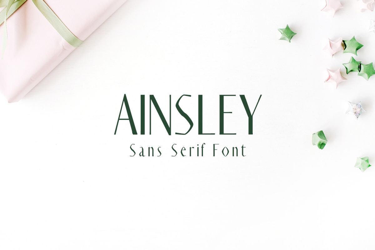 Ainsley Sans Serif Font Free Download Free Download