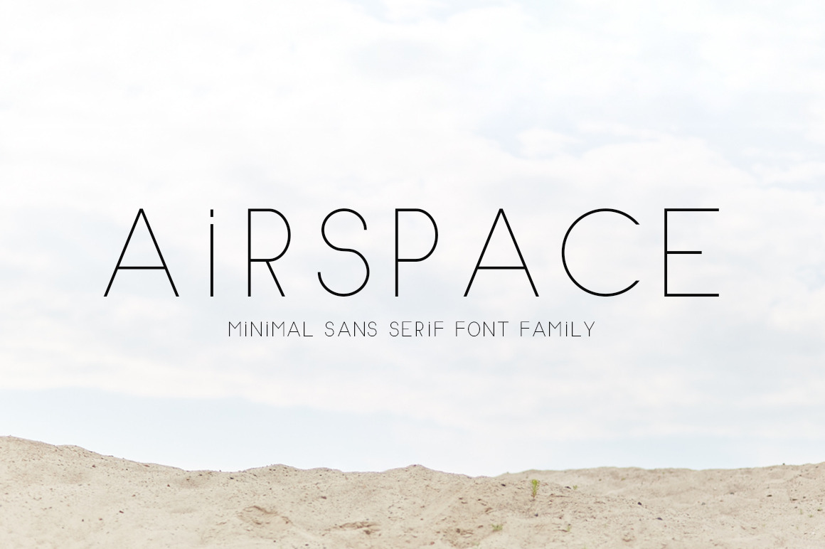 AIRSPACE | Minimal Sans Serif Font Free Download