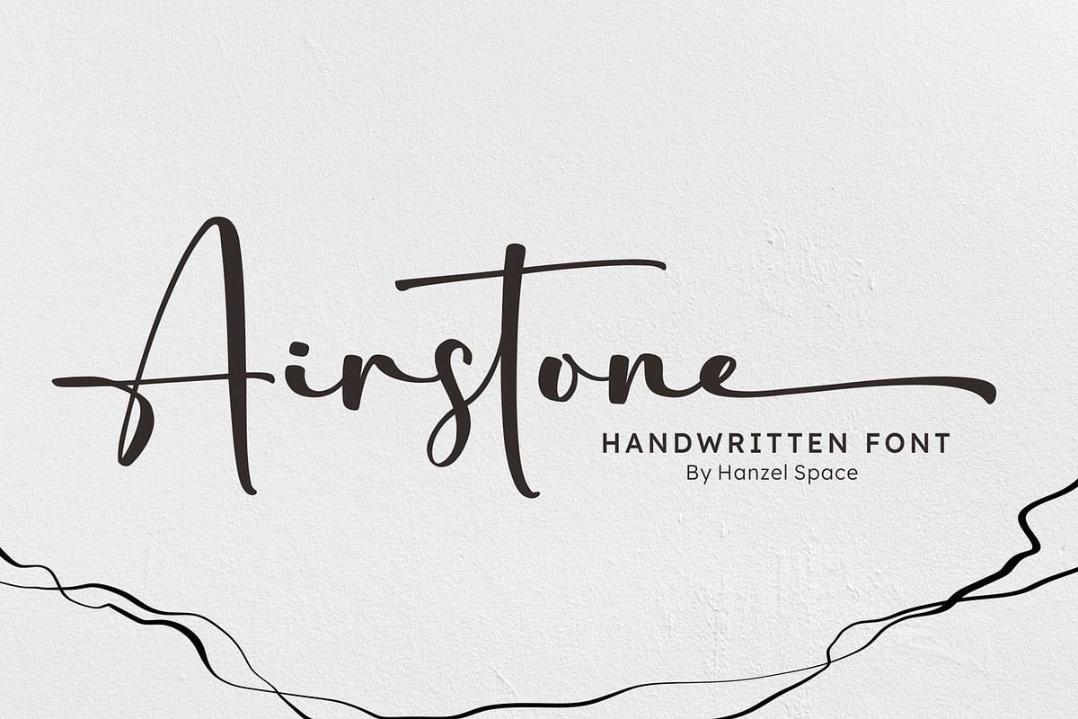 Airstone | Handwritten Font Free Download Free Download