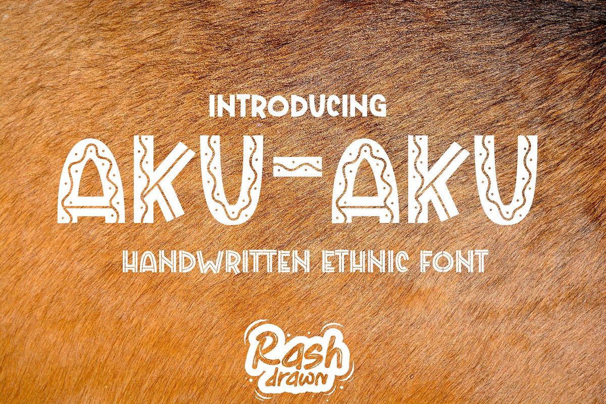 Aku-aku Handwrritten ethnic Font Free Download Free Download