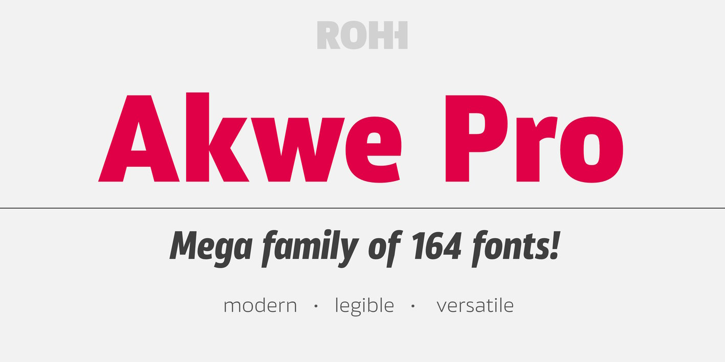 Akwe Pro Font Free Download