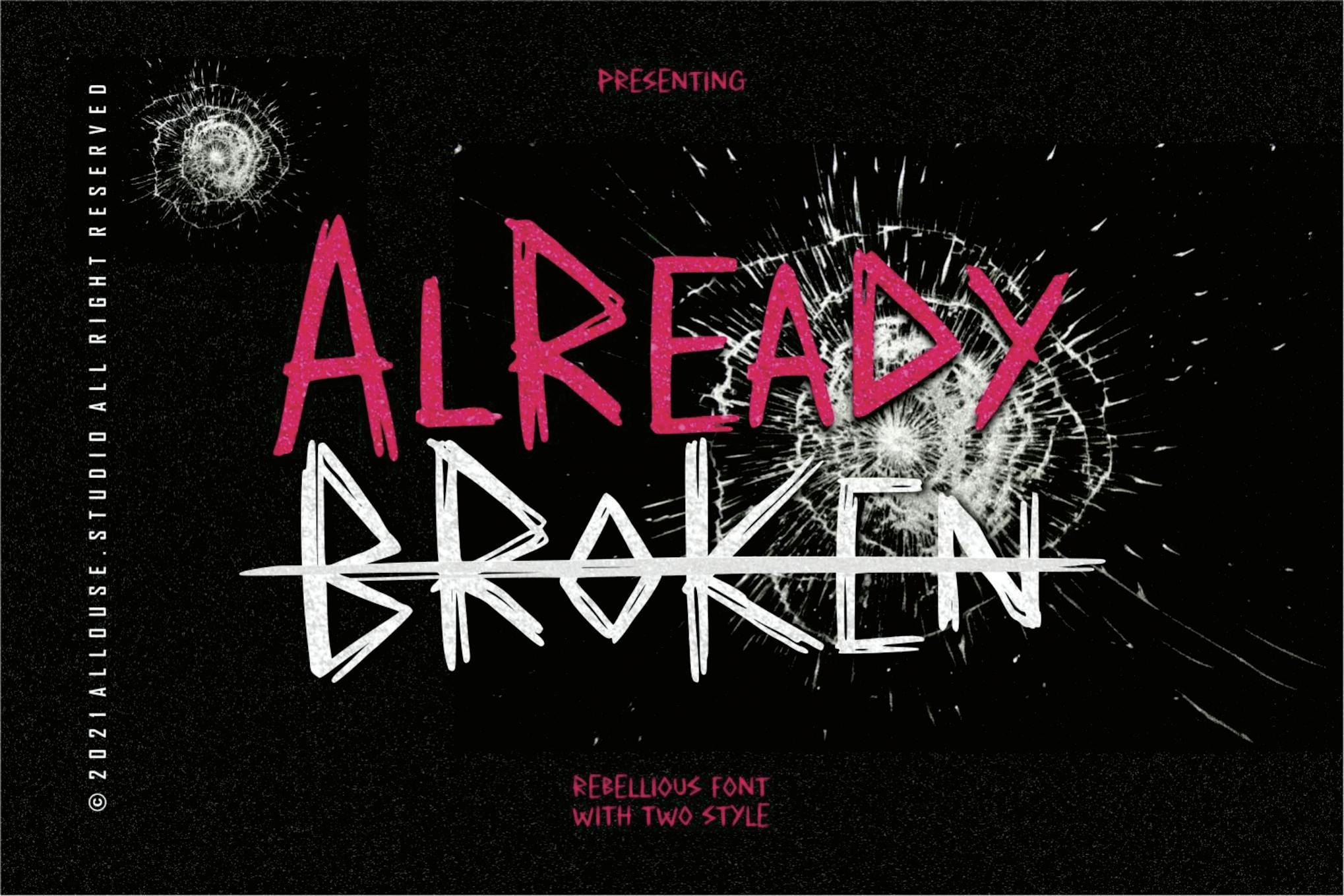 AL - Already Broken Font Free Download