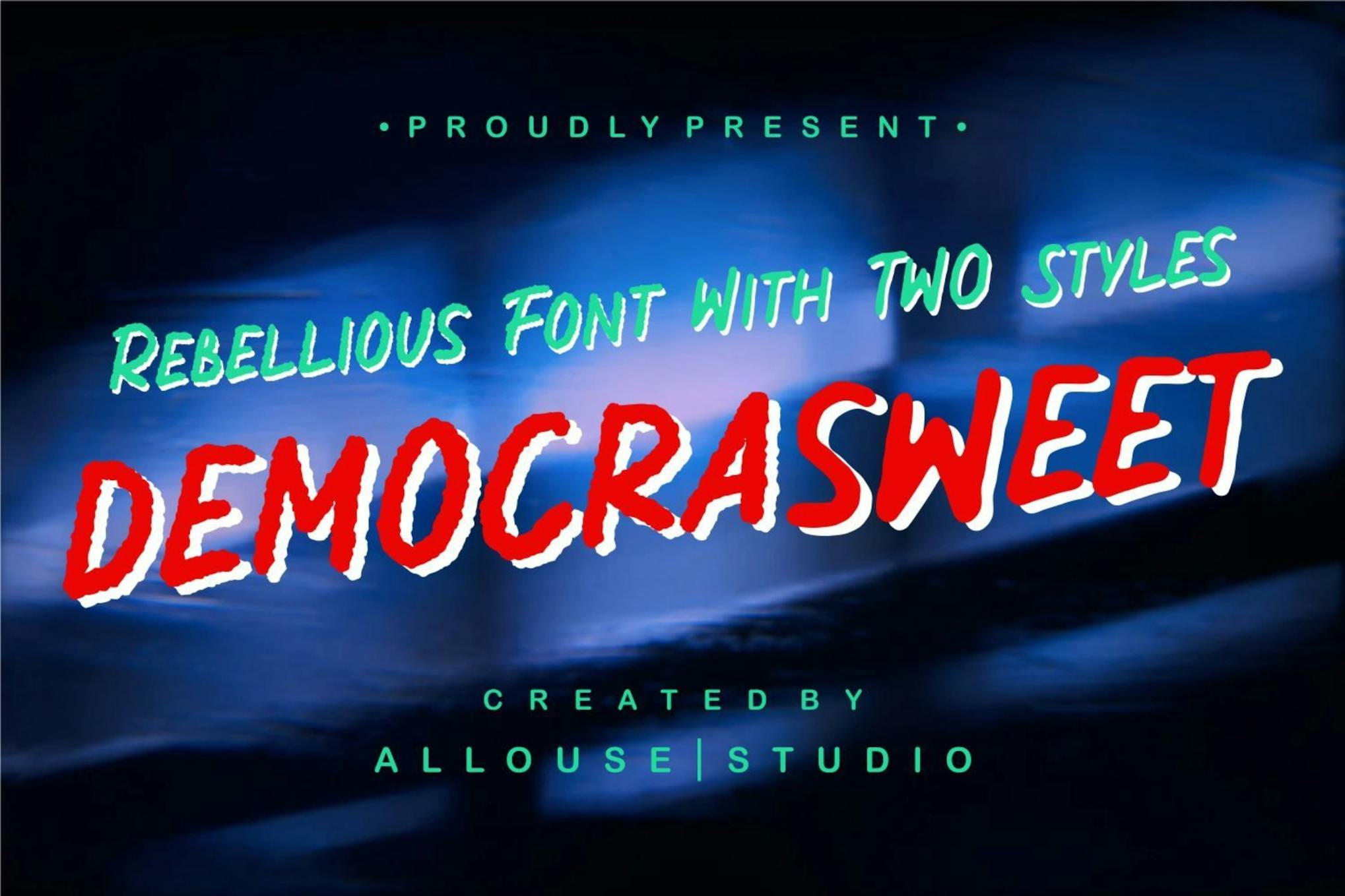 AL - Democrasweet Font Free Download