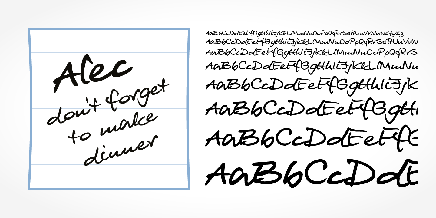 Alec Handwriting Free Download Free Download