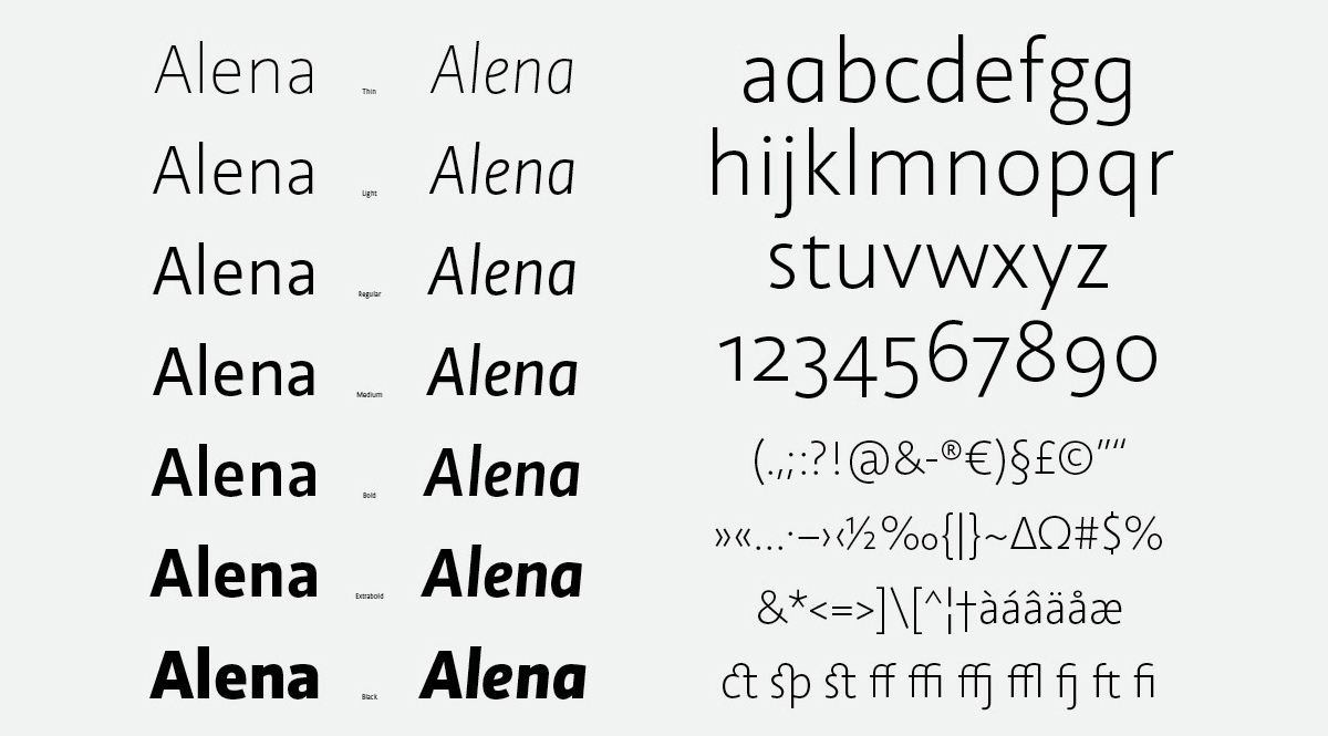 Alena Font Free Download