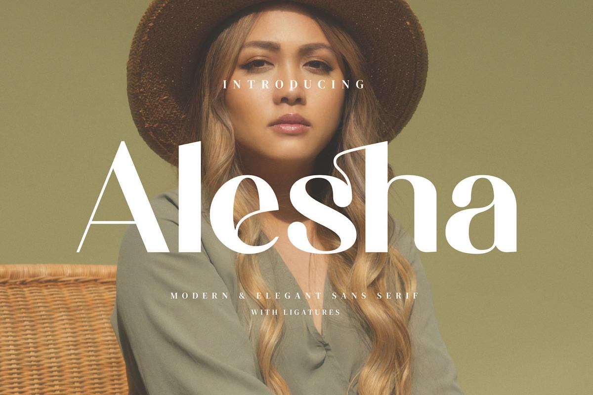 Alesha - Modern Sans Font Free Download Free Download