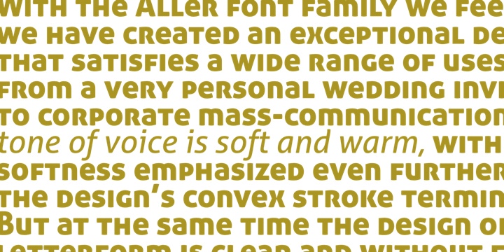 Aller Typo Font Free Download