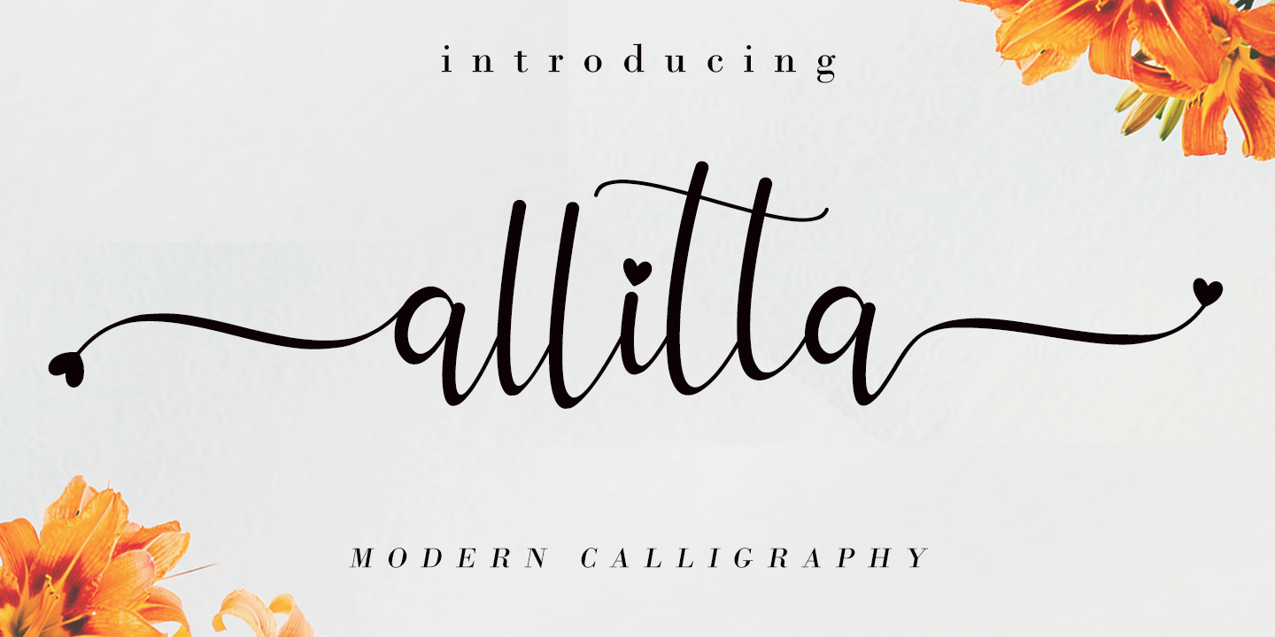 Allitta Calligraphy Free Download Free Download