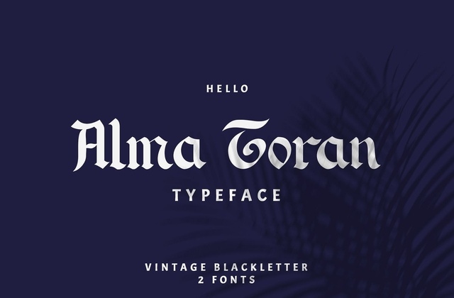 Alma Toran Font Free Download