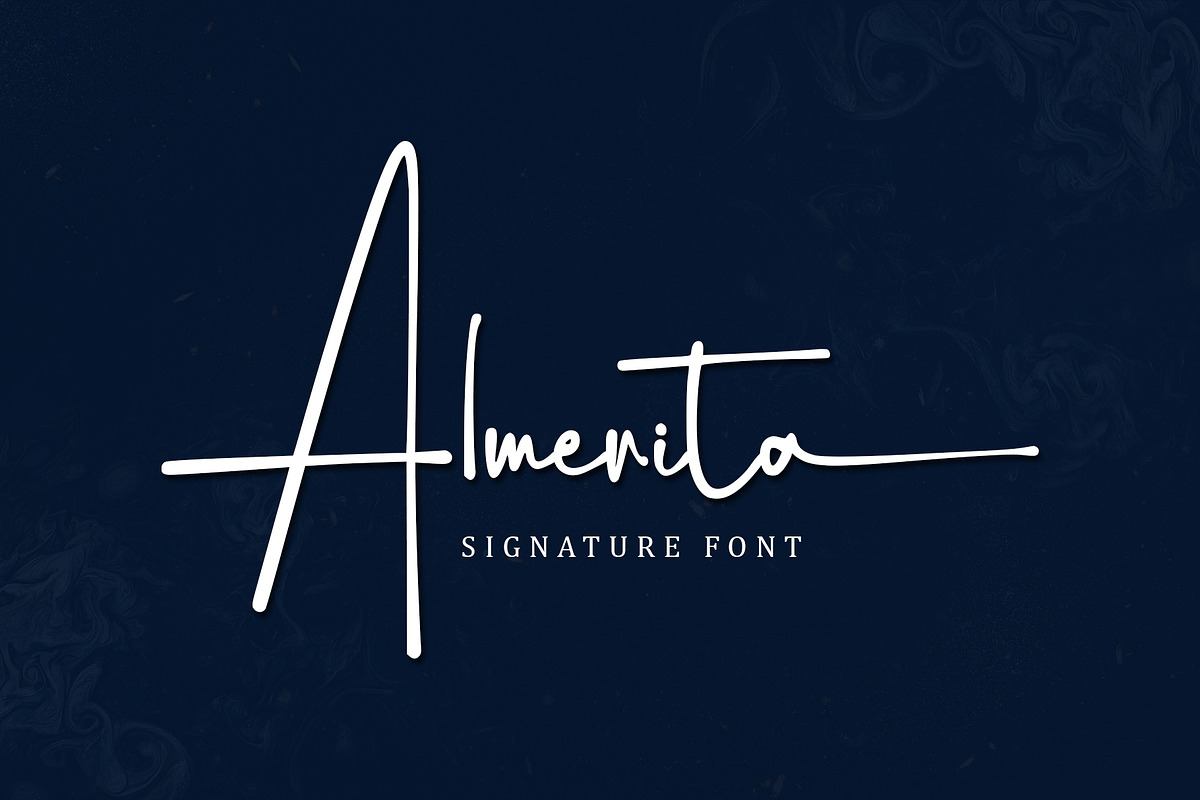 Almerita - Signature Font Free Download Free Download