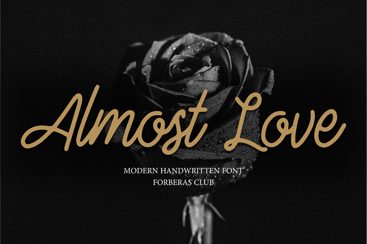 Almost Love | Handwritten Font Free Download Free Download