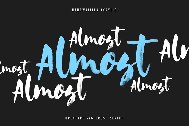 Almost Vol.2 Font Free Download