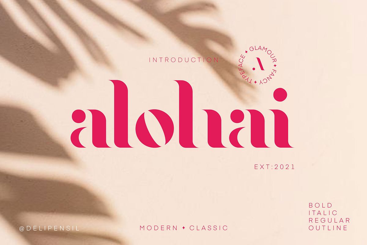 Alohai Feminim Serif Typeface Free Download Free Download