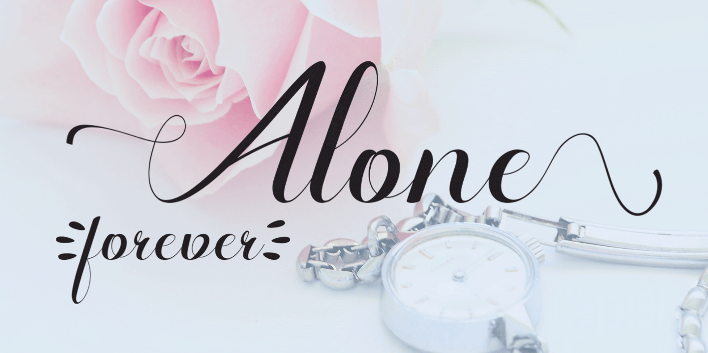 Alone Forever Font Free Download