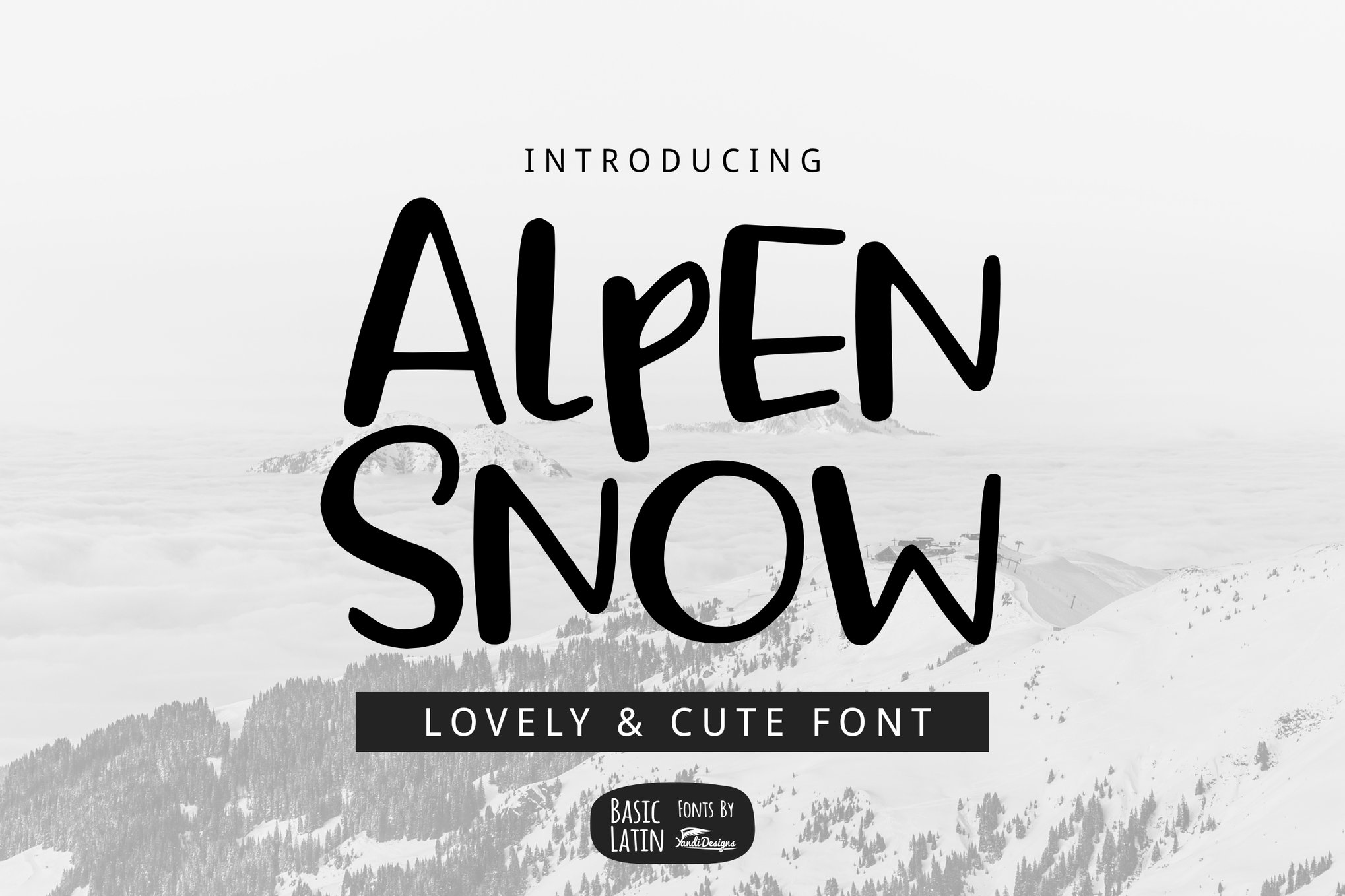 Alpen Snow Font Free Download