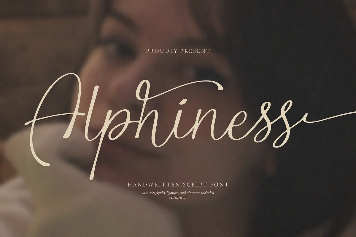 Alphiness | Handwritten Script Font Free Download Free Download