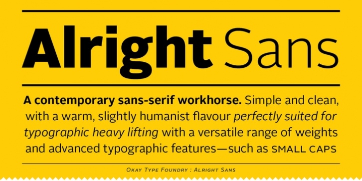 Alright Sans Font Free Download