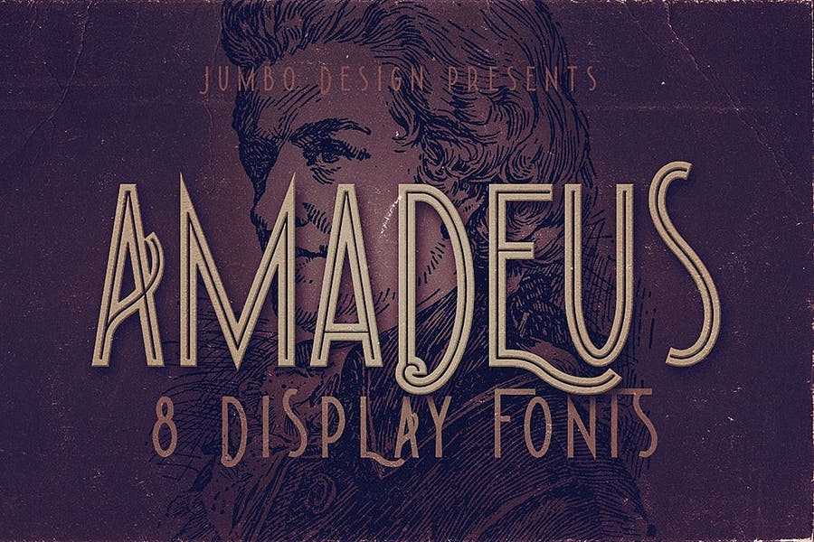 Amadeus - Display Font Free Download